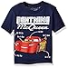 Disney Toddler Boys' Lightning Mcqueen Short Sleeve T-Shirt, Navy, 4T