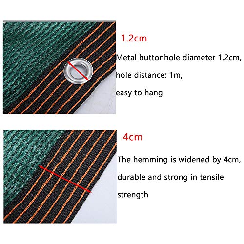 Schattiernetz HUAHUA Sonnensegel Outdoor Garten Markise Farbe Polyethylen Anti-UV-Sonnensegel, Sonnenschutz Staubdichtes… – Bild 4