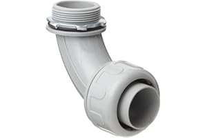 MAXX FLEX Pro Line Series 1 Pack - 1" Non Metallic Electrical Liquid Tight Conduit 90 Degree Angle Fittings - 5205100050-1x