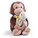 GUND Curious George with Bunny Stuffed Animal Plush, 10