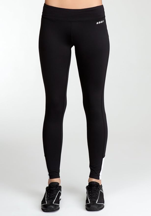 bebe Colorblock Legging -Bebe Sport Bebesport Black/white-m at Amazon Womenâs Clothing store 
