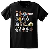 Lego Star Wars Characters Adult T-Shirt