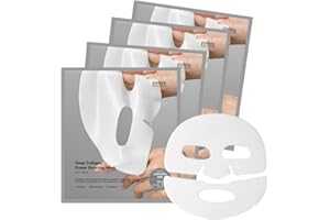 SUNGBOON EDITOR Deep Collagen Overnight Mask 37gx4ea | The real collagen 2,160,000ppb | Facial Hydrogel Masks with low molecu