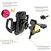 Car Phone Holder,Leeioo Universal Smartphones Car Air Vent Mount Holder Cradle Clamp Adjustable for iOS/Android Including iPhone7/7plus6/6S,GalaxyS7/S6Edge,Nexus,HTC,LG,BlackBerry(Rosy Red) …