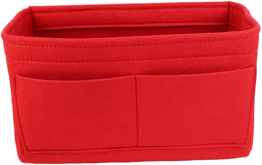 Lmeison Felt Fabric Purse Handbag Organizer Insert Bag For Speedy Neverfull Tote, 3 Sizes