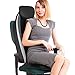 Gideon Luxury Full Back Shiatsu Massaging Cushion with Heat + Vibration/Powerful Deep Kneading + Multi Vibrating Points – Massage Full Back, Upper Back, Lower Back or Pinpoint Precise Massage Spot