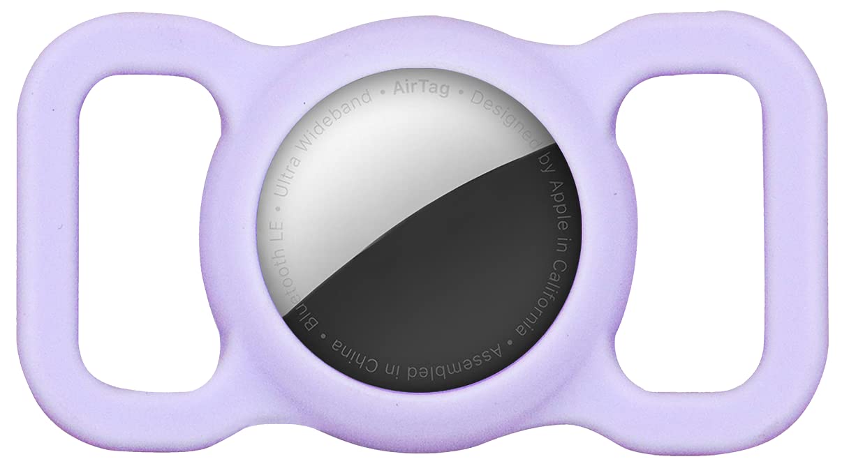 Sichy Pet Silicone Protective Case for Apple Airtag GPS Finder Dog Cat Collar Loop, Pet Loop Holder for Air_tag, for Apple Locator Tracker Anti-Lost Device