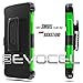 Evocel Generation Series Phone Case Compatible with G Vista 2 (2015 Release) with HD Screen Protector and Belt Clip Holster, Green