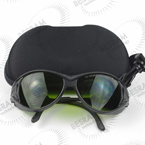 - 1064nm OD6 190-450nm & 800-1700nm 405nm 450nm 808nm 830nm 850nm ND:Yag Blue IR Infrared Laser Protective Goggles Safety Glasses for Fiber Laser Welding Cutting Engraving CE T4-2