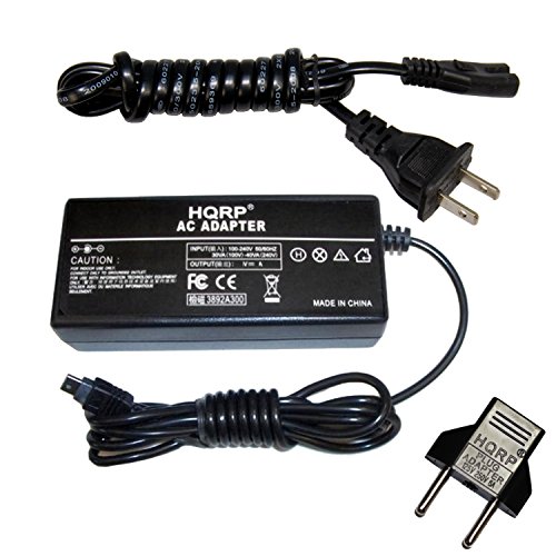 HQRP AC Adapter Compatible with Panasonic DMW-AC5 DMC-FS20 DMC-FS3 DMC-FS5 DMC-FX10 DMC-FX12 DMC-FX30 DMC-FX33 DMC-FX35 DMC-FX50 Lumix Digital Camera Power Supply Cord