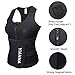 YIANNA Neoprene Sauna Suit - Waist Training Vest - Sauna Tank Top Vest with Adjustable Waist Trimmer/Shaper Trainer Belt for Weight Loss, YA8012-Black-New-3XL