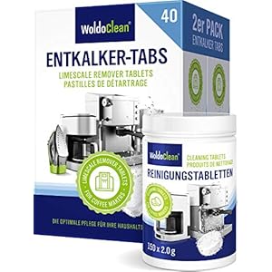 Onderhoudsset 150x reinigingstabletten & 40x ontkalkingstabletten voor volautomatische koffiemachines Koffiezetapparaat…