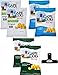 Cape Cod Kettle Cooked Potato Chips 2 Ounce Variety Pack 6 Count, 3 Different Flavors with By The Cup Chip Clip
