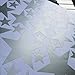 Mozamy Creative Star Wall Decals (189 Count) Silver Star Nursery Removable Peel and Stick Wall Decals, Vintage Silver