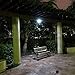 Roxy-G2 Solar Outdoor/Indoor Ceiling Pendant Lighting Kit, Lithium Battery, Photo Sensor for Auto On/Off, 3-Level Brightness Control, 15ft Cable, for Garage/Workshop/Cabin/Yard