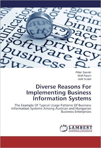 Diverse Reasons For Implementing Business Information Systems The
