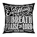 Emvency Throw Pillow Cover Christian Biblical Calligraphy with Elegant Swashes Accents from Psalms Let Everything That Has Breath Decorative Pillow Case Home Decor Square 18x18 Inches Pillowcase