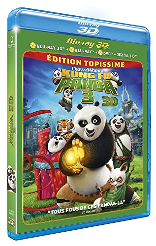 Kung Fu Panda 3 - Combo Blu-Ray 3d + Blu-Ray + Dvd + Digital Hd