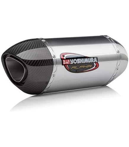 US YOSHIMURA カーボンエンド　サイレンサーのみ　FIVE STAR Amazon.com: Yoshimura 960-1243 Exhaust Street Rs-5 Slip-On Ss-Cf