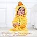 MICHLEY Unisex Baby Winter Hooded Romper Flannel Panda Style Cosplay Clothes ,100cm-(19-24months),Duck