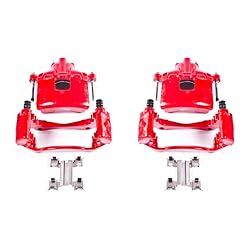 Power Stop Front S5034 Pair of High-Temp Red Powder