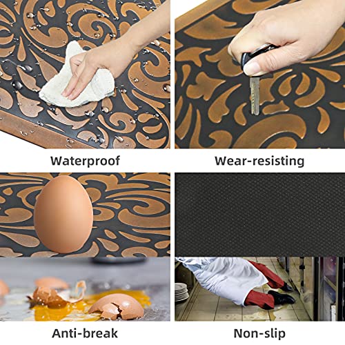 Butterfly Kitchen Mat Anti Fatigue Comfort Floor Mats Perfect for Kitchen and Standing Desks