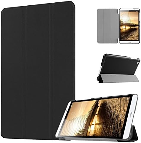 Case for Huawei MediaPad M2 8.0 - ULTRA Slim Smart Cover with Auto Sleep Wake Feature for Tablet Huawei MediaPad M2 8.0" Black