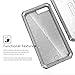 iVAPO iPhone 8 Plus Case, iPhone 7 Plus Case [Armor Series] Impact Resistant iPhone 8 Plus Cover Full-Body Protection iPhone Case with Built-in Screen Protector for Apple iPhone 8 Plus [White/Gray]