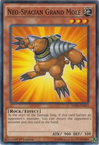 Yu-Gi-Oh! - Neo-Spacian Grand Mole (SDHS-EN013) - Structure Deck: HERO Strike - 1st Edition - Common