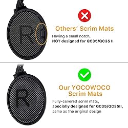 YOCOWOCO Ear Pads Cushions for Bose QC35/ QC35II