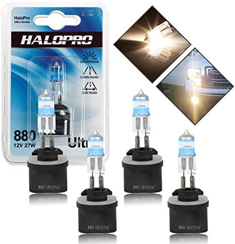Halopro Ultra 880 Halogen Fog driving Lights Bulbs White (Pack of 4)