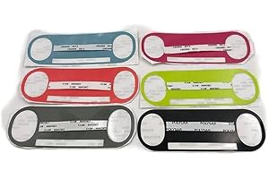 LIMENTEA New Console Sticker Label For PS Vita 2000 PSV 2000 Console Back Cover Protector Stickers Replacement (Black)