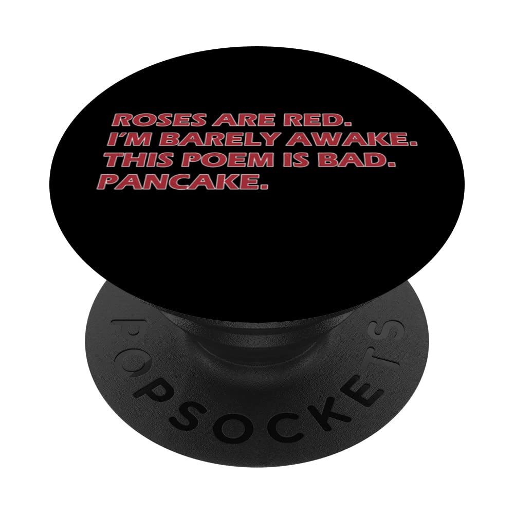 Funny Pancake Poem | Pancake PopSockets Swappable PopGrip