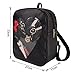 xhorizon TM FL1 Candy Leather Backpack Plastic Transparent Heart Beach Girls School Bag (Black)