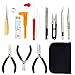 Wisehands Professional Jewelry Making Kit Jewelry Pliers for Jewelry Crafting and Jewelry Repair with Zipper Storage Case