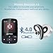 AGPTEK A50 8GB Clip Sport Bluetooth MP3 Player with 1.5-inch TFT Display, Support up to 64GB, Lossless Sound Portable Music Player with FM Radio, Record,Black