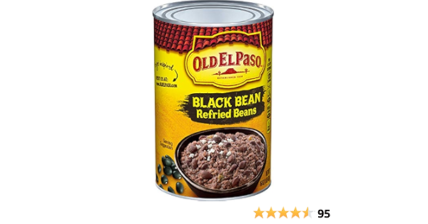 Old el paso refried beans Black bean (046000413594)