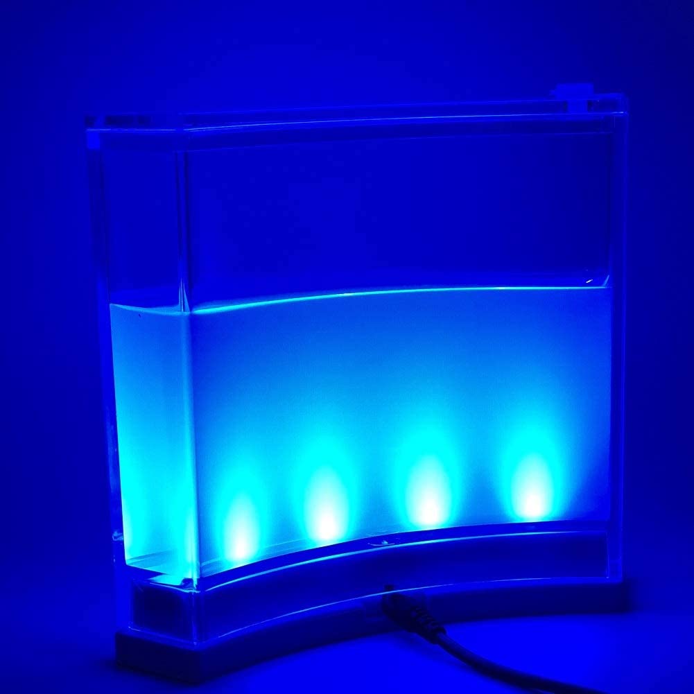NAVADEAL Ant Farm Habitat for Kids W/LED Light – Great Educational & Science Kit with Nutrient Blue Gel, Observing Ants Create 3D Tunnels to Study Ants Behaviors & Ecosystem (Live Ants not Included)