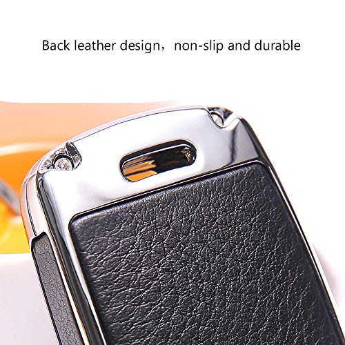 Voor Land Rover Autosleutel Cover Zinklegering Lederen Sleutelhanger Cover Houder Beschermer Voor Defender Discovery… - Afbeelding 8