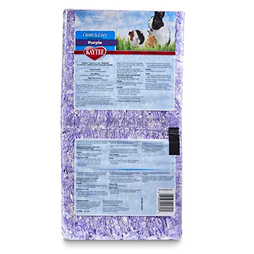 Kaytee Clean & Cozy Purple Bedding For Pet Guinea Pigs, Rabbits, Hamsters, Gerbils, and