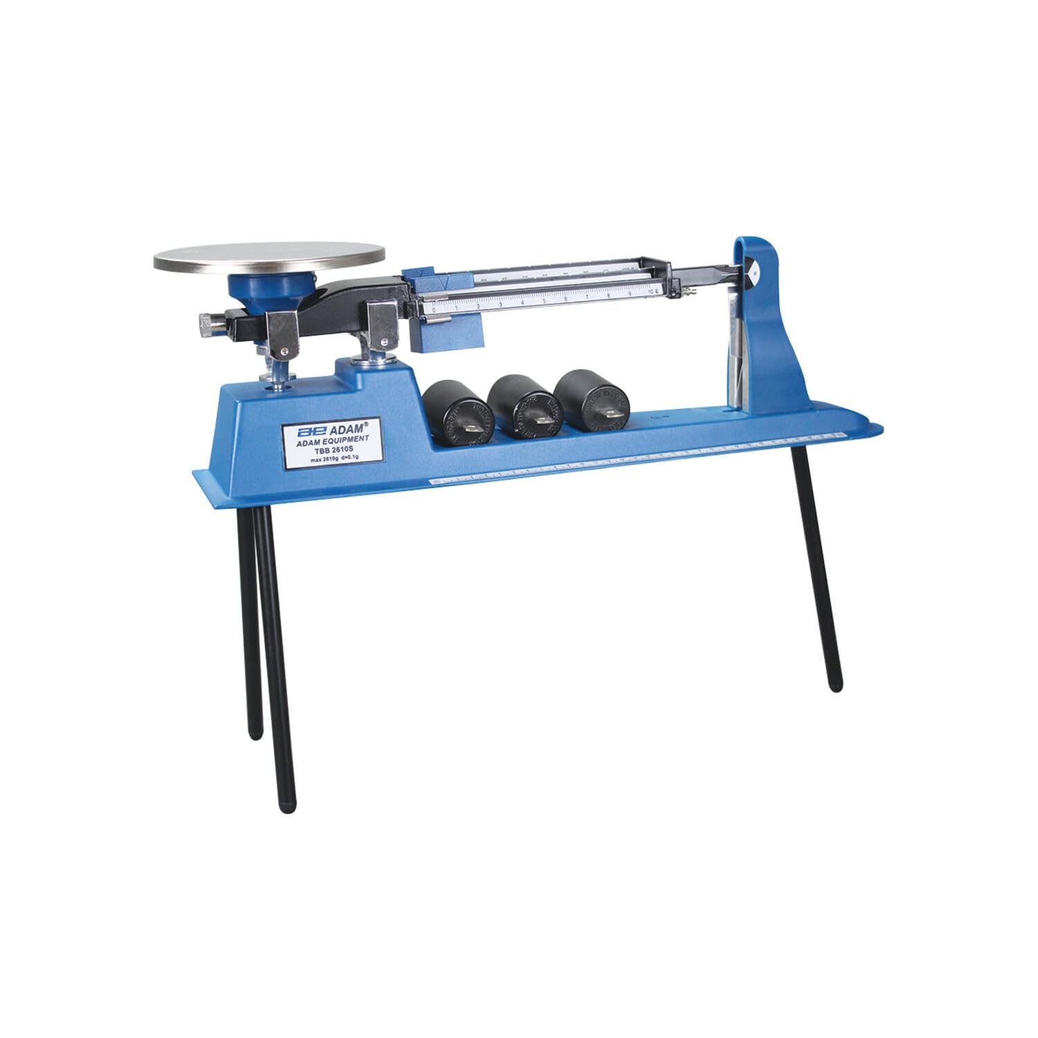 AE ADAM TBB 2601S Simple Triple Beam Balance, 2600 g Capacity, 0.1 g Readability