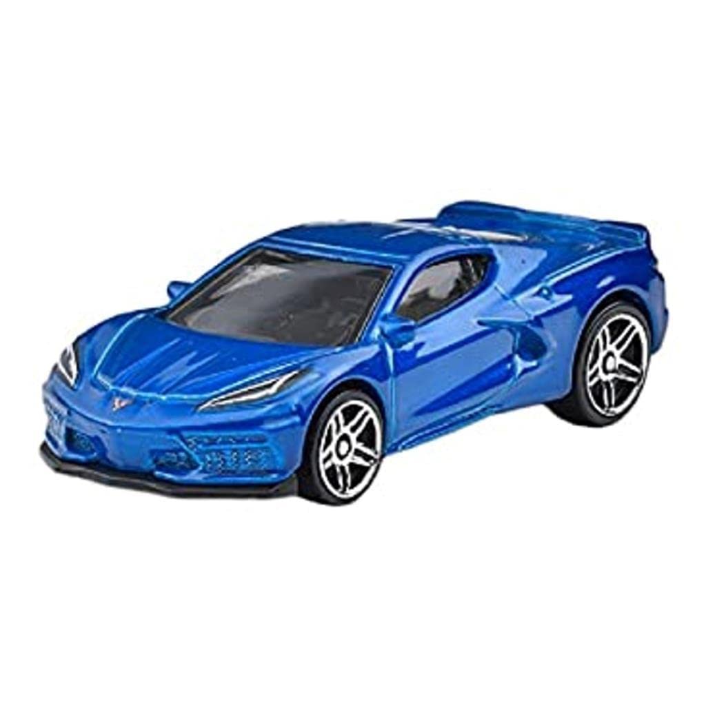 Hot Wheels - 2020 Corvette - Factory Fresh 3/10 - HCW39 - Short Card - GM - Metallic Blue - Mattel 2022