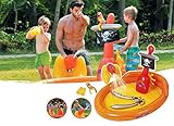 Ginzick Inflatable Super Fun Pirate Ship Spray Kiddie Pool