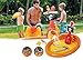 Ginzick Inflatable Super Fun Pirate Ship Spray Kiddie Pool