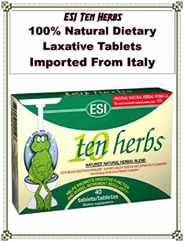 ESI Ten Herbs Buy 5 Boxes of 40 Tablets and Get 1 FREE Box (30 caps) of Ten Herbs Extra Stregnth w/Prebiotics Direct From America's ONLY IMPORTER &amp; $AVE