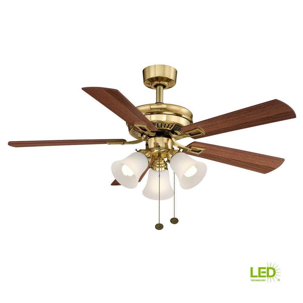 Brass Ceiling Fan With Light Mescar Innovations2019 Org