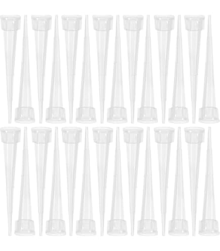 M METERXITY Tubes D'eau Florale En Plastique Avec Bouchons En