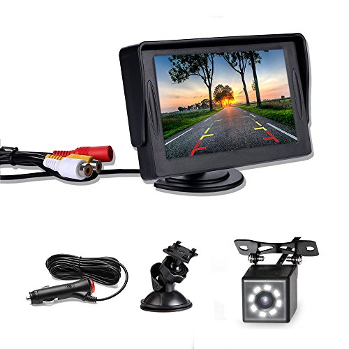 Buy Camecho Backup Camera and Monitor Kit for Car/RV/Truck/Pickup/Van
