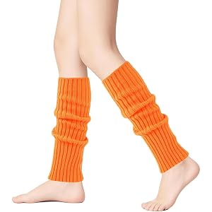 FNMAOAO Leg Warmers for Women 80s Leg Warmer Cute Legwarmer Long Boot Socks | Ballet Dance Yoga Cosplay Cutecore Goth Kawaii