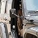 SEVEN SPARTA Quick Release Mirrors for Jeep Wrangler TJ, JK, LJ, Door Off Mirrors for Jeep, 1 Pair of Doorless Mirrors, 2 Pack
